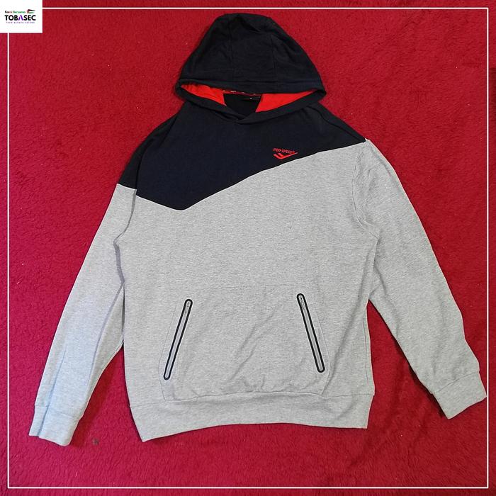 Hoodie Pr3l0v3d Prospecs two tone color Warna abu navy Size XXL