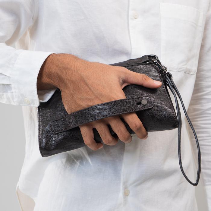 Clutch Pria Tas Genggam Pouch Kulit Fullhardy Bynck 30373