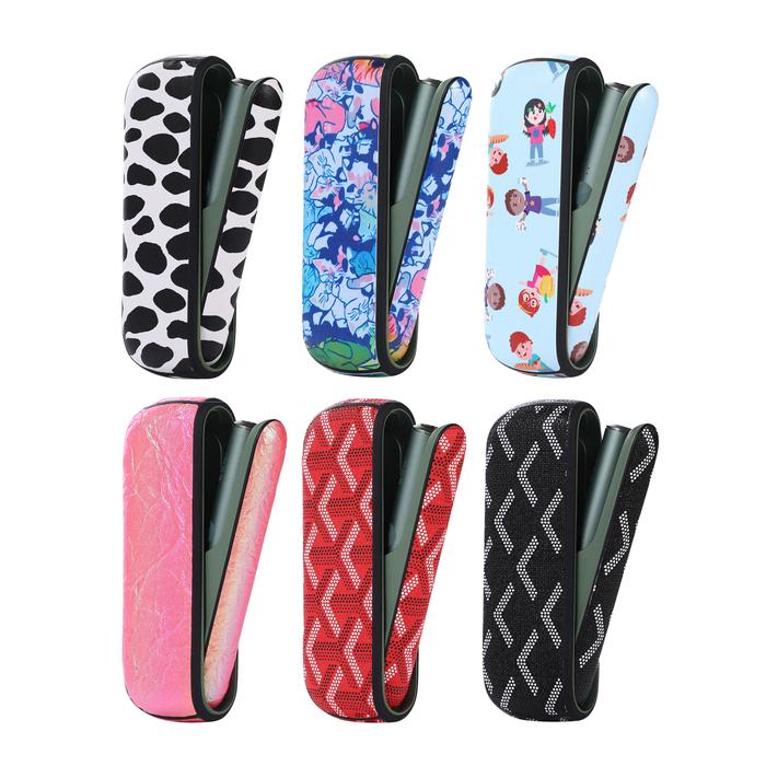 Multiple styles 1 Case+1 Side Door Cover For IQOS Iluma Magnetic PC