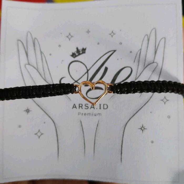 gelang infinity love emas