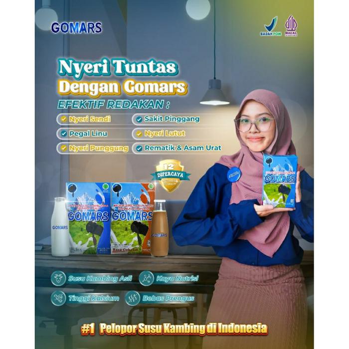 SUSU KAMBING ETAWA GOMARS ISI 5 KOTAK 200G