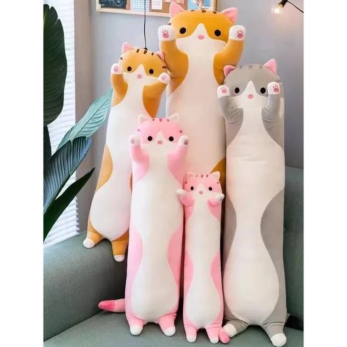 Bantal Guling Boneka kucing/Guling kucing/Bantal Guling Lembut/Bantal Guling murah/Bantal Guling cat