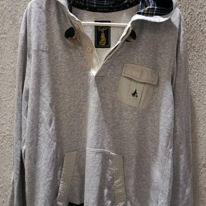 Hoodie Bean Pole lengan panjang