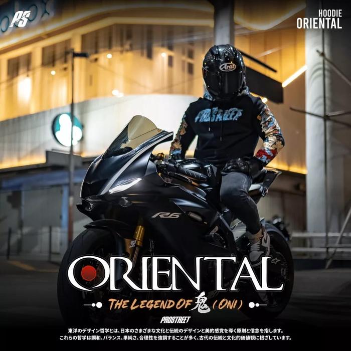 Jaket Sweater Hoodie Motor Prostreet Oriental Terbaru Dan Taris 2023 - HOODIE MOTOR PROSTREET ORIENT