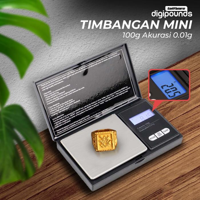 Taffware Digipounds Timbangan Emas Mini Digital Multifungsi 0.01g - SC-13 / VSW0083