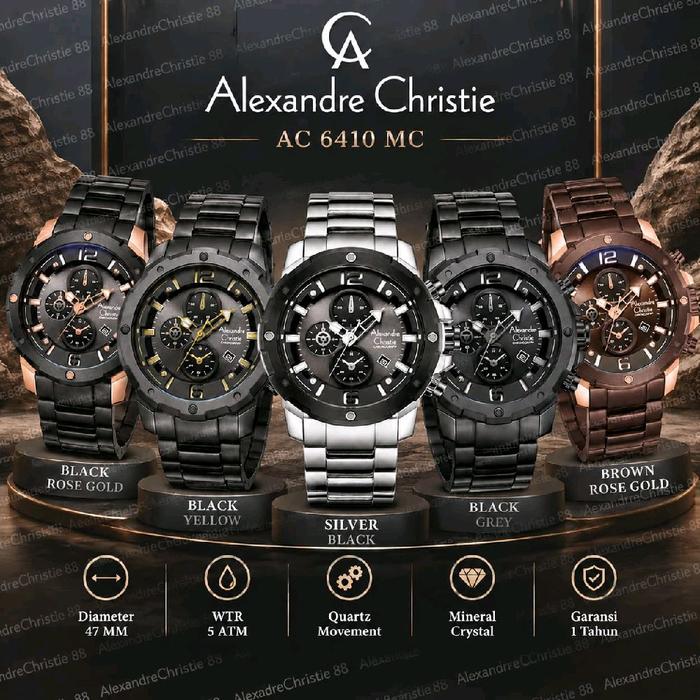 Jam Tangan Pria Alexandre Christie 6410MC AC6410 AC 6410 [Original] Watch