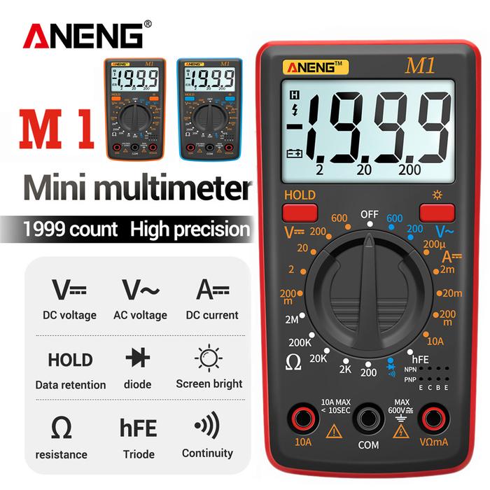 ANENG M1 Digital Multimeter esrMeter Multimetro Tester True Rms Digital Multimeter Testers Multi Met