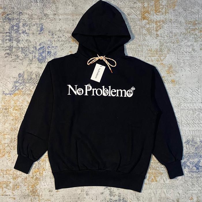 NO PROBLEMO FUNGHI HOODIE - BLACK