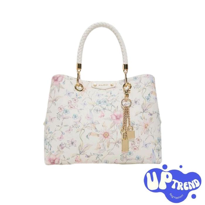 ALDO LOTHYCAN Women's Satchel - Print Tas Tangan Wanita Original dengan Motif Bunga Elegan dan Styli