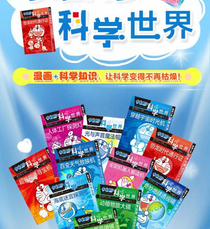 Buku Komik Jepang Doraemon Dunia Sains 12 Jilid Robot Komik Jepang