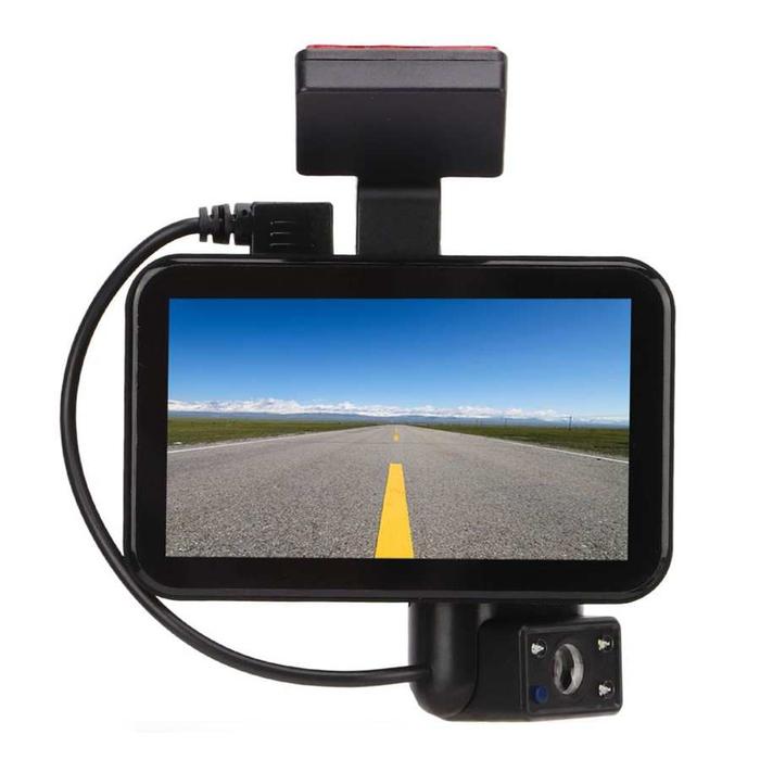 Kamera Dasbor Ganda Perekam Video Mobil Perekam Darurat Sudut Lebar