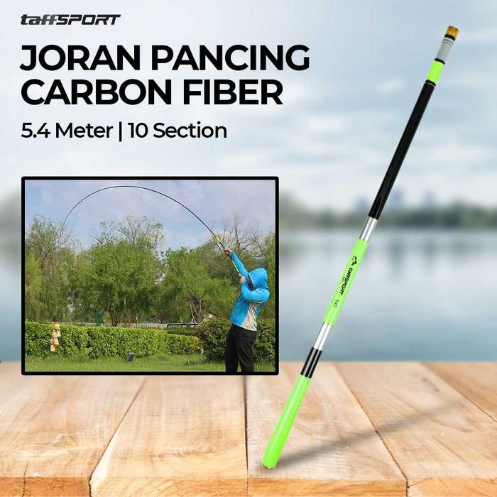 Joran Pancing Tegek 3.4 4.5 5.4 5.8 Meter Carbon FIber TaffSPORT Pole Fishing Rod - 5841