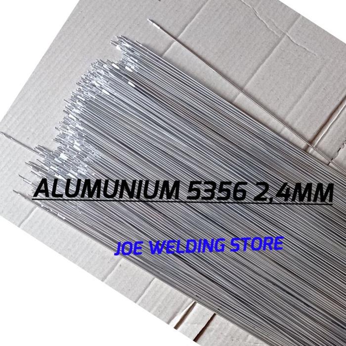 Kawat Las Argon Filler Tigrod Alumunium 5356 2.4mm 1kg