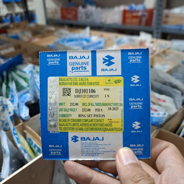 RING SEHER PULSAR 180 UG3 / UG4 ORIGINAL BAJAJ INDIA