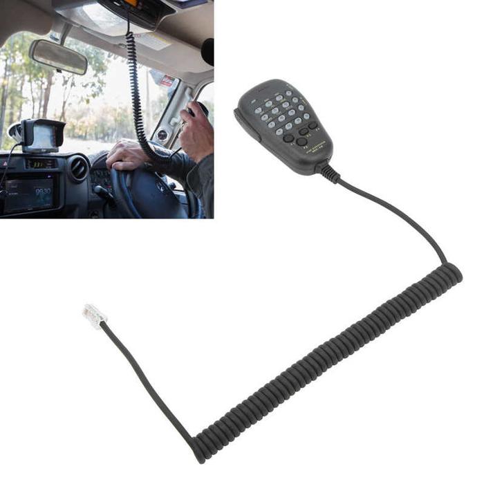 DTMF Microphone Mobile Radio Keypad Hand Mic Speaker for FT-7800R