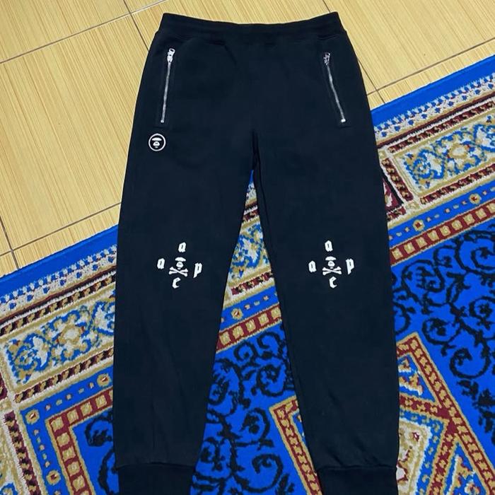Celana Jogger Aape Original Black Color - size L (32-34)