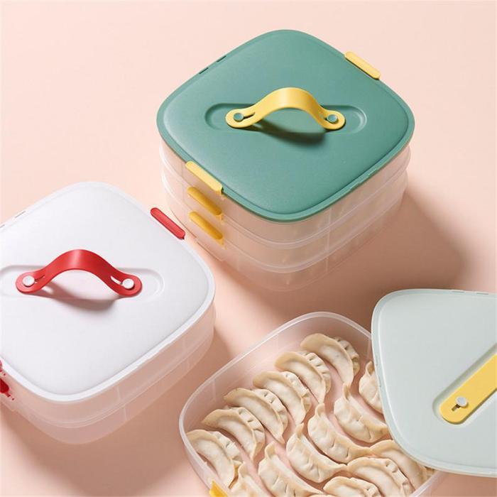 Food Grade Frozen Dumpling Box Cold Resistance Large Capacity Kitchen