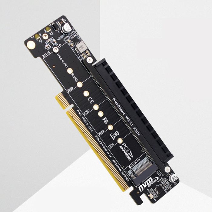 PCIe X16 To X8+X4+X4 Split Expansion Adapter Card Support