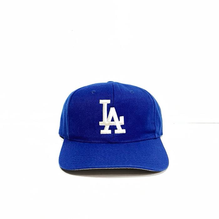Topi LA dodgers plain logo vintage hat
