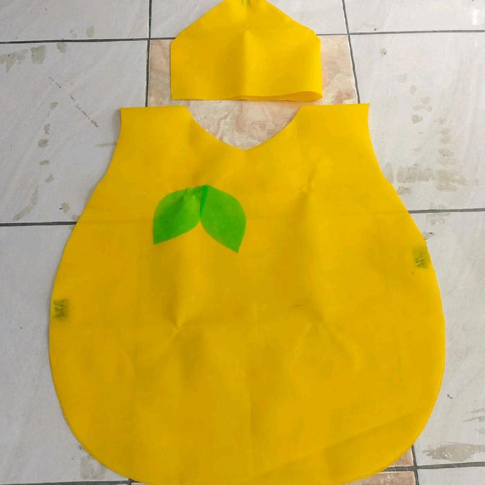 Kostum karnaval buah lemon
