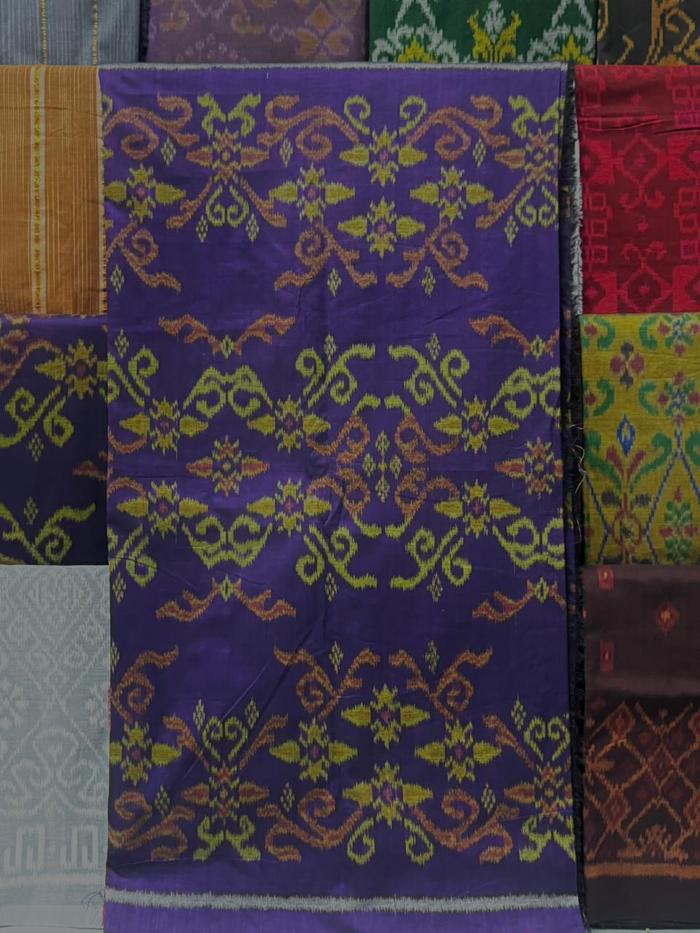 Kamen Endek Premium Semi mastuli lasem set selendang