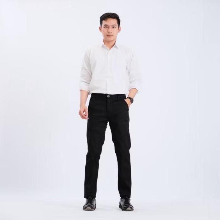CASTLE CLASH Celana Chino Panjang Pria Slimfit Premium Sirius Long Pants Bahan Katun Twill Combad St