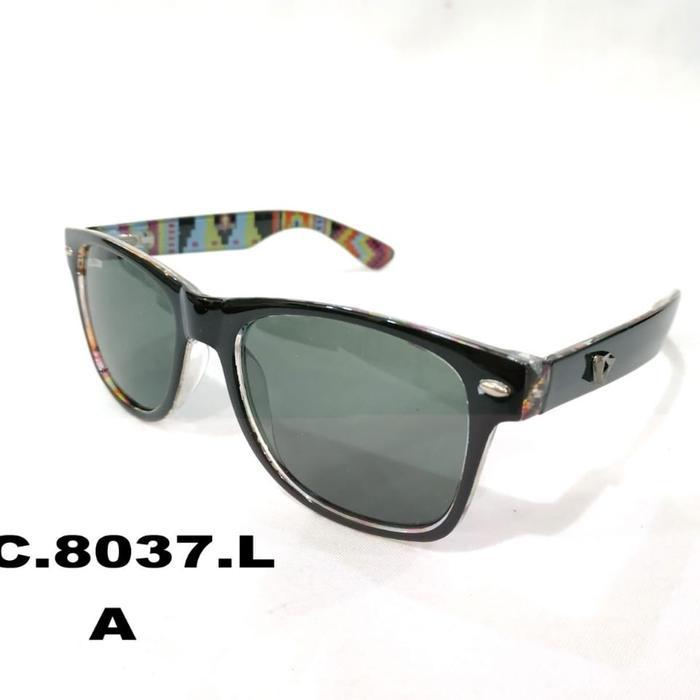 Kacamata Hitam Volcom Fashion Wayfarer - Motif Inner Temple - Kacamata Pria & Wanita High Quality - 