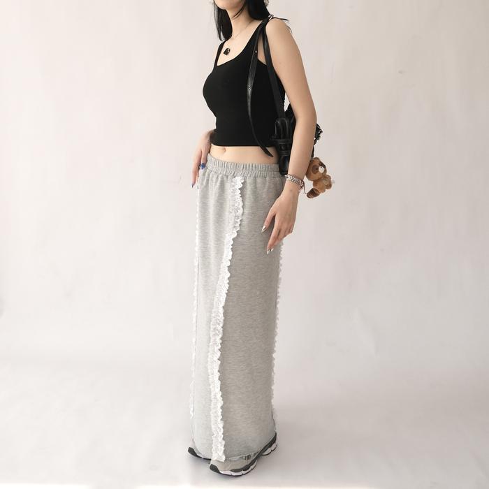 Lacehood Coquette Lace Maxi Skirt