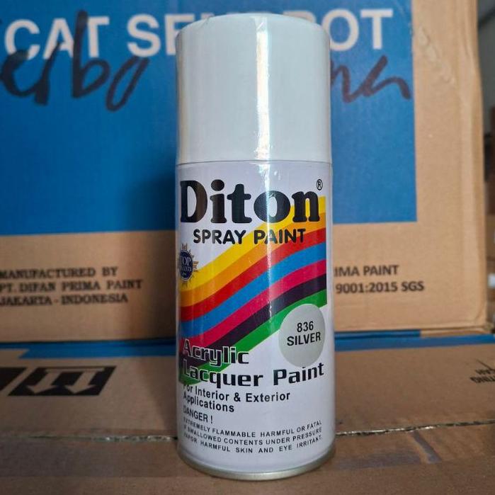 Pilox Pilok Cat Semprot Diton 300Cc Silver 836