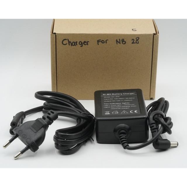 Battery Charger NC-20A for Battery NB-28 Total Station TS Ruide South Kolida Gowin K-N-R-SB-20-28-30