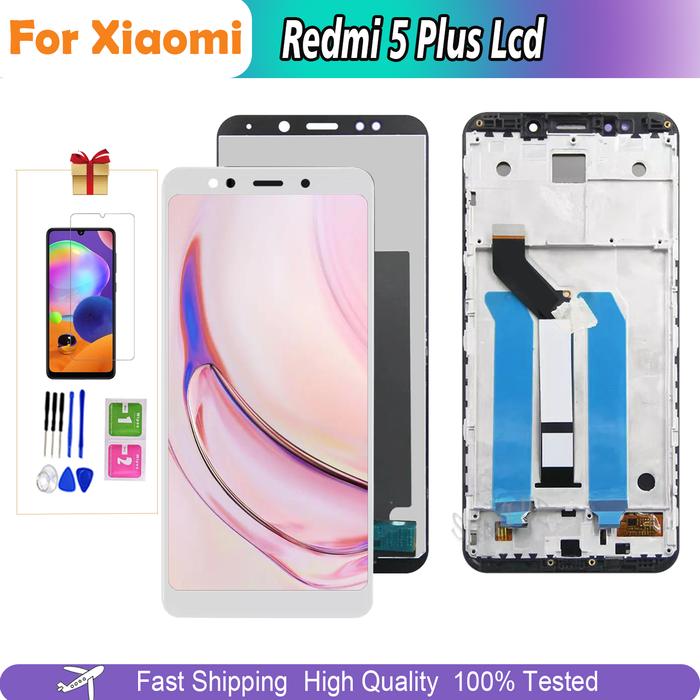 Original For Xiaomi Redmi 5 Plus LCD Touch Screen Display For Redmi 5