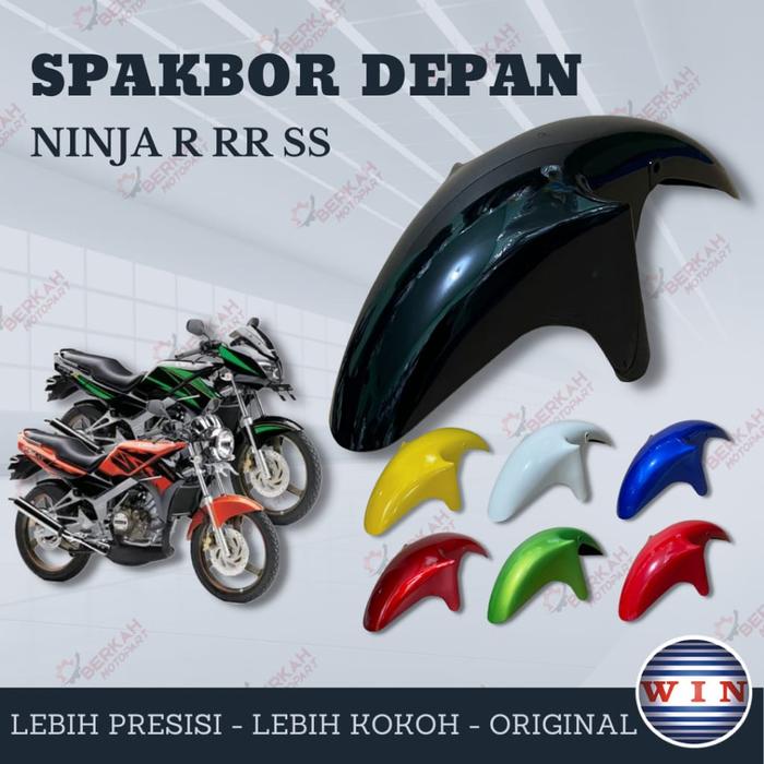 Spakbor Slebor Depan Kawasaki Ninja 150 R RR pnp CB GL Mega Pro GL 100 Tiger Revo HITAM