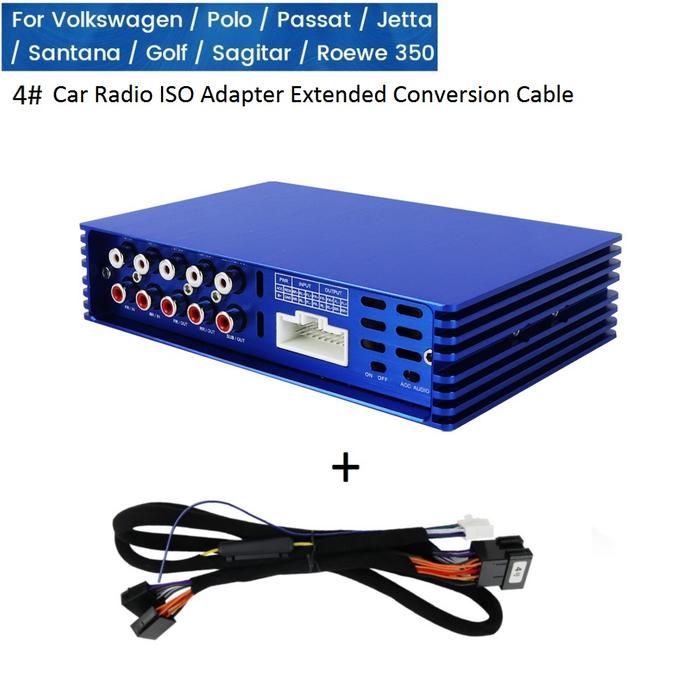 4#Cable Car Audio Power Amplifier DSP Processor BT Amp Equalizer