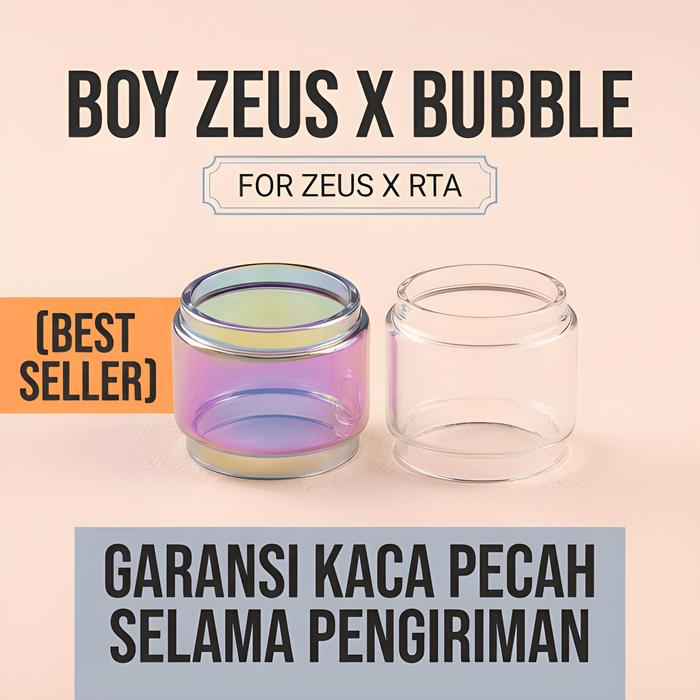 (CEPAT LAKU) Replacement Glass ZEUS X Straight Clear Tank