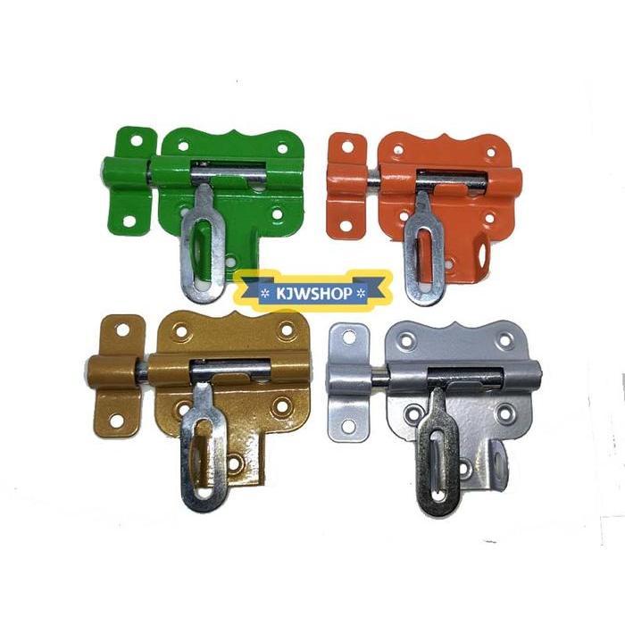 Grendel Overval Warna Selot Pintu Slot Pintu Lubang Gembok Pintu Kamar