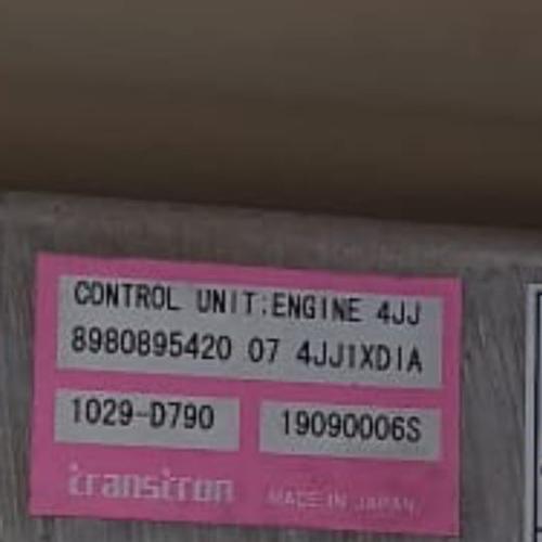 CONTROLLER ENGINE 4JJ1 IZUSU 4JJ1XDIA