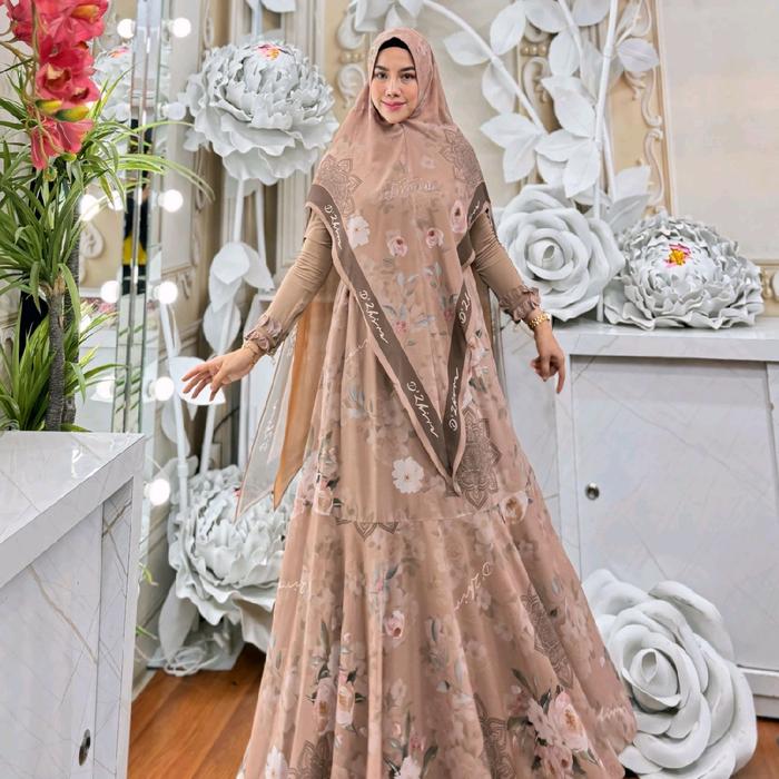 KEENAN SYARI BY D'ZHIRA HIJAB GAMIS PRINTING MEWAH MODIS
