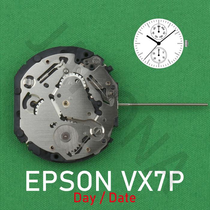 VX7P movement VX7PE movement Analog Quartz 10 1/2''' Slim Movement /3 hands (H/M/S) and 3 eyes with 