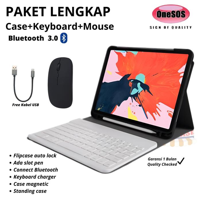 PAKET LENGKAP Ipad Mini 4/5/2 | Mini 6 | Pro 9.7/Air1/2 | 7/8/9/10.2 2019/Pro 10.5 | Air 4 10.9 2020