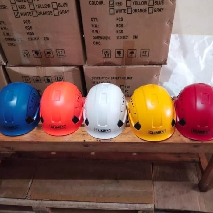 Helm Safety Climbing / Climbx / Helm Safety Panjat Orange Murah