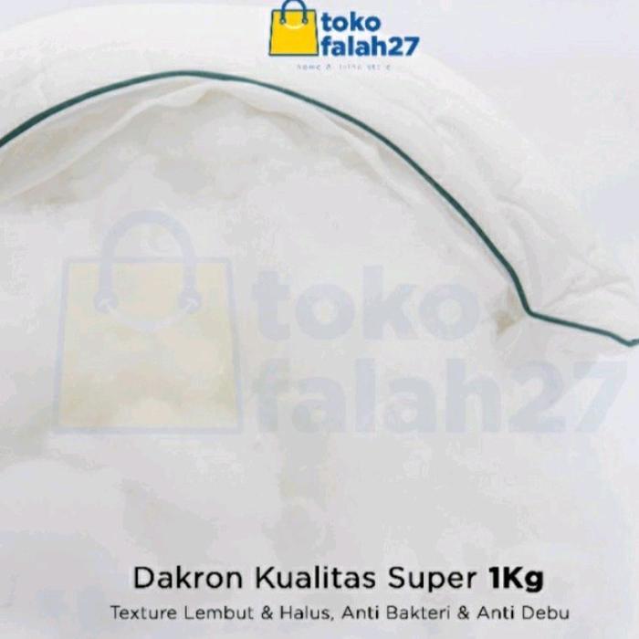 Dakron Silikon Grade A / 1 kg Bantal Kain - Dakron Grade A, Dakron 1 kg