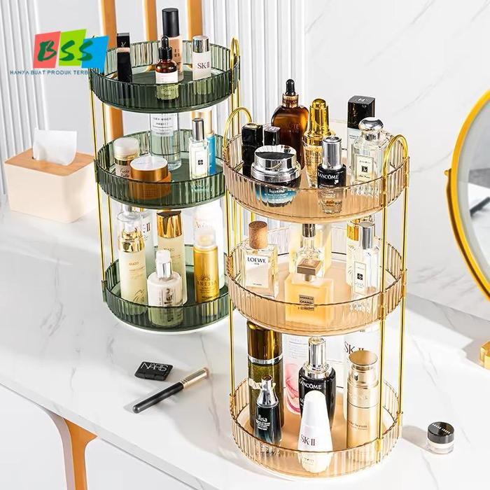 BSS Rak Makeup Rak Bumbu Rak Dapur Rak Putar Sea Lazy Rak Putar Organizers Makeup Parfum Rak penyimp