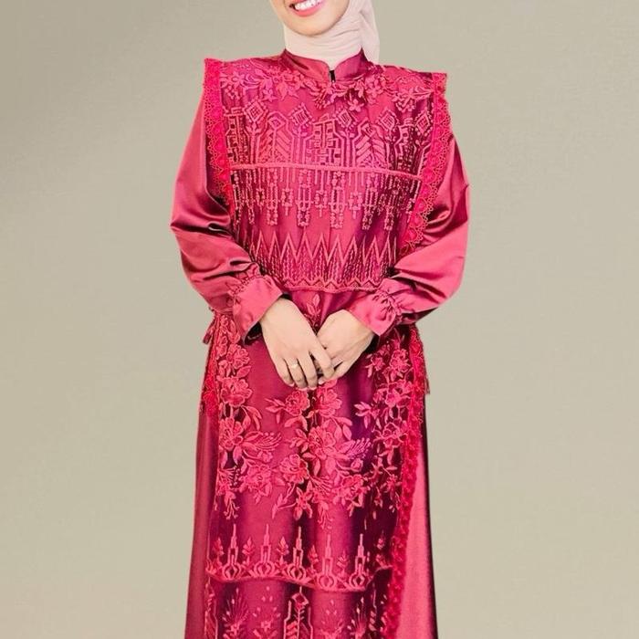 Gamis Set Outer Adelia / Gamis Set Outer Lepas Pasang / Gamis Set Outer Tulle / Gamis Set Outer 2in1