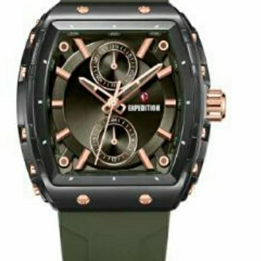 EXPEDITION E6814 HIJAU ARMY JAM TANGAN WANITA ORIGINAL