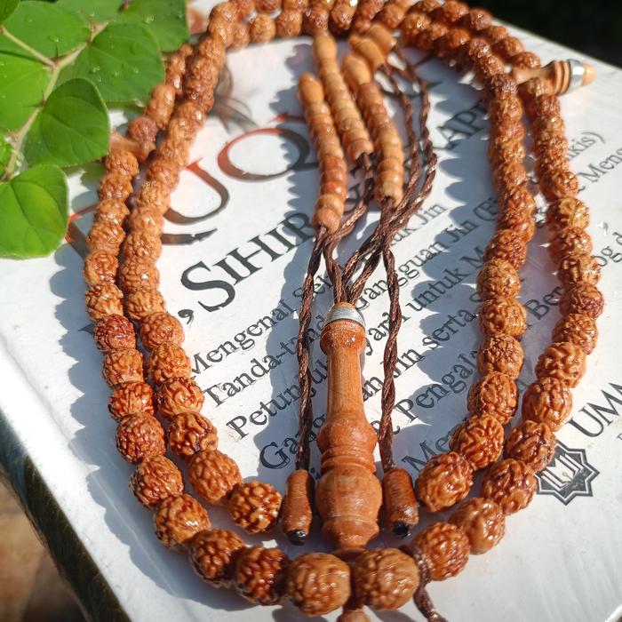 Tasbih Bidara Benih Aktif Media Ruqyah Motif  Muslim Super Cantik
