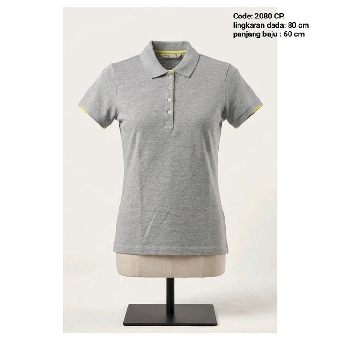 Baleno T-shirt Kaos Anak Tanggung Warna Abu-abu Code 2080 CP Light Sand Grey Size 60 cm