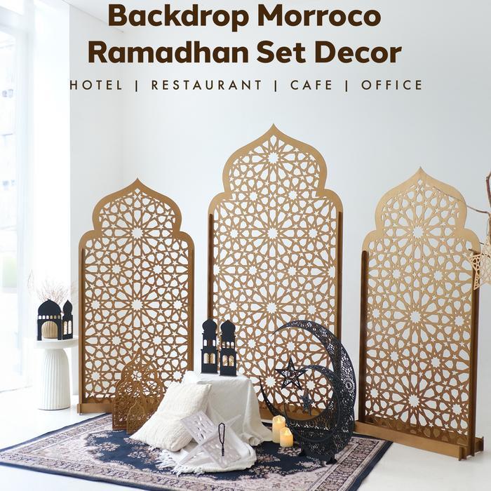 Backdrop Ramadhan Morocco | Dekorasi Lebaran Islamic