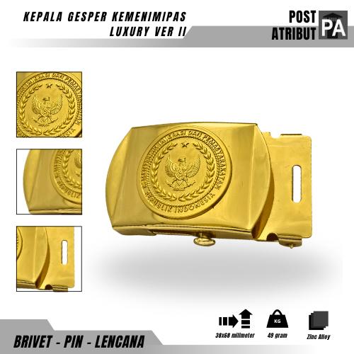 KEPALA GEPER KEMENIMIPAS LUXURY VER II/GESPER KEMENIMIPAS/KEPALA GESPER/GESPER KEMENIMIPAS/GESPER LU