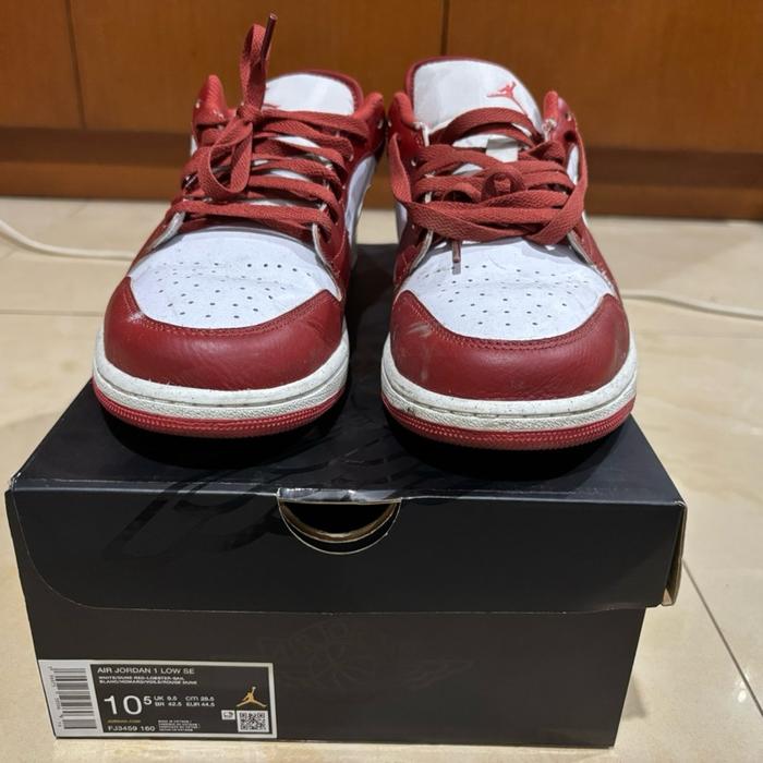 Nike Air Jordan 1 Low SE - Merah Lobster Sepatu Sneakers Pria Wanita Model Terbaru