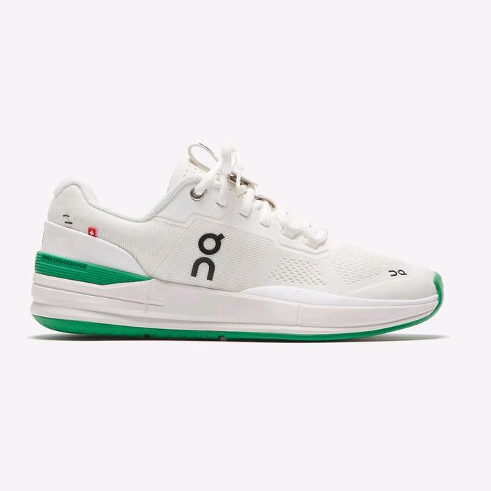 Sepatu tenis Roger Federer Pria Wanita White green